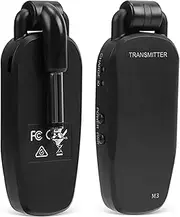 SHINEOFI Wireless Guitar Transmitter Receiver System Audio Transmission for Electric Guitar Bass Compact and Easy to Up Portable Wireless for Performances and Practice Sessions