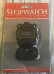 Champion All Sports Walking Running Stopwatch Timer Daily Alarm Black Brand New