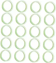 DEARMAMY 100Pcs Luminous Ring Glow the Dark Party Finger Decorations for Birthday Celebrations and Festive Events Fun Party Favors for