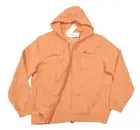 Lacoste Men's Orange Fleece Lined Full Zip Hoodie