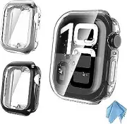 Apple Watch Series 10 Case Pack with Soft TPU Screen Protectors and Bumper Cove