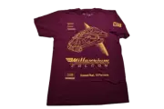 Neff + Star Wars Mens Millenium Falcon Maroon Shirt NWT M
