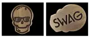 SWAG GOLF Weathered Skull Marker CNC Milled Method Brass Handmade JP K3 New