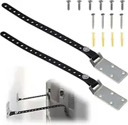TV tilt Protection, TV tilt Protection, tilt Protection, Furniture for TVs and Furniture, Adjustable TV Fuse Children for Secure TV to Furniture, Pack of 2