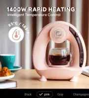[2-in-1 Single Serve Coffee/Tea Maker] 4-8 Oz Americano Mini Coffee Machine