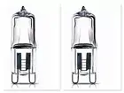 2 Pyro Smeg Oven Halogen Lamp Light Bulb Globe SFA304X SFA309X SFA390X SFA395X