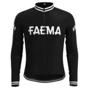 1955 Retro Cycling Long Sleeve Jersey Bicycle Jersey (With Fleece Option)