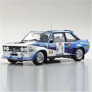 Scale Finished Model Car 1:18 for Fiat 131 1981#1 Simulation Diecast Alloy Racing Car Model Adult Collection Display Ornaments Miniature Replica Car