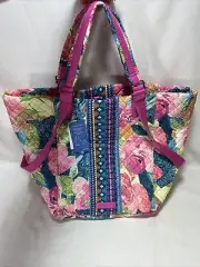 Vera Bradley Change It Up Tote - Beautiful Superbloom Print