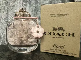 Coach New York FLORAL 芙洛麗 女性淡香精 90ml TESTER◐香水綁馬尾◐