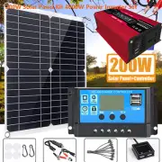 4000W Power Inverter 200W Solar Panel with 12V 100A Battery Charger Controller
