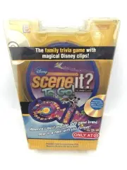 Disney Scene It? To Go! Portable Trivia DVD Game Family Car Ride Fun Mattel 2007