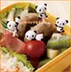 asdfkitty*熊貓造型食物叉/三明治叉/宴會點心叉/便當裝飾叉-日本正版商品
