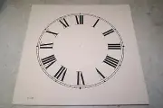 CLOCK DIAL NEW WALL / MANTEL CLOCK PARTS 10 INCH IVORY COLOR DIAL