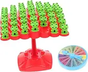 SOPOTUTU 1set Desktop Balance Tree Game Toy for Boys and Girls Educational Frog-Shaped Desktop Toy to Coordination Logic and Creativity Fun Activity for Boys and Girls Family Game