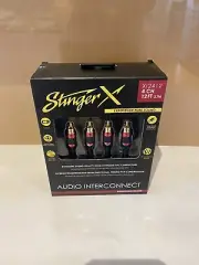Stinger X 4 Ch 12 Ft 3.7M Audio Interconnect NIB XI2412