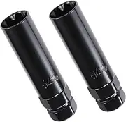 VEXPLO Fuel Wheel Lug Nut Key 7 Spline Socket Wrench Replacement Aftermarket Lug Nuts for 14x1.5, 14x2.0, 9/16 Inch (Pack 2)