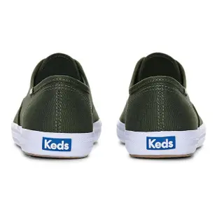 【Keds】CHAMPION 品牌經典帆布休閒鞋-橄欖綠(9233W110384)