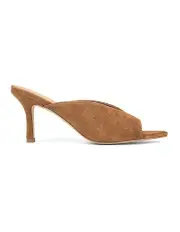 [Siren] Mabel Point Toe Mules in Tobacco