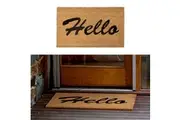 J.Elliot Home Hello PVC Backed Coir Printed Door Mat