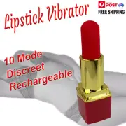 LIPSTICK MINI BULLET VIBRATOR 10/MODE valentines massager clitoris sex toy dildo