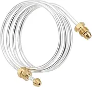 004078F Pool Heater Pilot Tube Compatible with Raypak Model 53A, 055A, 055B, 105A, 105B Spa-Pak Pool Heater, Pilot Tube Assembly with Compression Ends, Pool Heater Parts