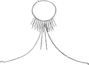 [Generic] Sexy RhinestoneBody Chain, Rhinestone Body Chain Festival Bra Chain Jewelry for Women