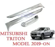 Full chrome tailgate bowl trims cover Fits Mitsubishi L200 Triton MR GLS 2019 20