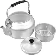 DONFAMDS Aluminum Tea Kettle with Lid Travel Teapot for Home Office Use Safe Design for Tea Lovers and Everyday Brewing