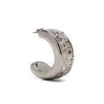 [Jean Paul Gaultier] Jean Paul Gaultier Logo-embellished Earrings ONE SIZE SILVER