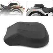 Rear Passenger Seat Pad Cushion Pillion For Harley for Fatboy FLSTF 08-14 Black