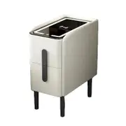 NNEOBA Smart White Bedside Table: Space-Saving & Stylish Storage Solution