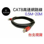 CAT8 40GBPS 網路線 0.5米-20米 CAT5 CAT6 CAT7 RJ45 CAT.8 網路 超高速網路線