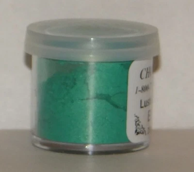 Emerald Irish Green Luster Dust 2 grams Cake Decor Gum Paste Deco DP-13