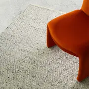 Loopsie Glendale Grey Charcoal Marbled Wool Rug