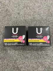 2x U Balance by Kotex Barely There Everyday Liners (18 ct) Each 36 Total
