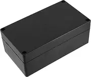 ETHZZLE Box Plastic Power Supply Waterproof Box Junction Case Project Enclosure Waterproof Enclosure Electronics Enclosure Outdoor Enclosure for Electronics Electrical Enclosure Abs Black