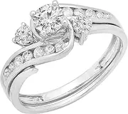 [Dazzlingrock Collection] 10k Round IJ white-diamond