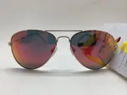 T24.2 Foster Grant 46577FGX640 Women's Gold Sunglasses 100%UVA-UVB Protection