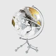 Classic 20 cm Globe with Built-in Dinosaur World - Decorative Earth Globe with Metal Triangle Stand r(B)
