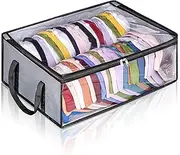 [AOODA] Hat Storage for Baseball Caps Organizer, Large Holds up to 40 Hats Wide Organizer Closet Cap Holder, Grey