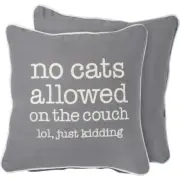 Primitives by Kathy - No Cats Allowed/ Just Kidding Pillow - 115155