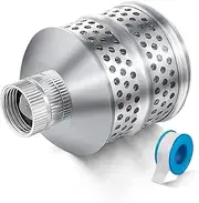 Bubbler Sprinkler Heads, 3/4 Inch Internal Thread Rustproof Aluminum Diffuser Flood Nozzle for Yard, Vegetable Garden