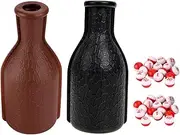YARNOW Billiards Equipment Set 2 Pack Cup Snooker Bottle Billiard Dice Plastic Pool Bottle Toy