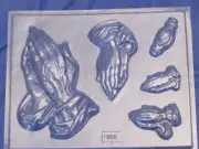 Assorted Praying Hands Chocolate Mold 1254 Soap Candy Party Favor