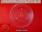 Sharp Samsung Microwave Oven Glass Turntable Plate Platter 345mm (W4A) Brand New