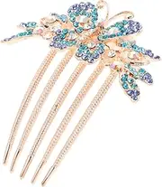 [KAILIKETIY] Bridal Rhinestone Butterfly Hair Comb Wedding Side Comb Crystal Hair Accessory Vintage Headpiece for Girls