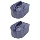 Set of 2 Manicure Hand Soak Bowl Beautiful Nail Art Tool Salon
