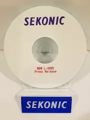 SEKONIC L-308S light meter "PRESS RELEASE" CD (ORIGINAL PRINT JAPAN)