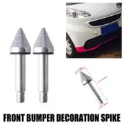 2* Silver Front or Rear Bumper Protector Spikes Guards Protectors For Smart Car (for: Smart)